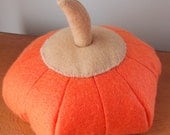 Felt Pumpkin Decoration for Fall - Large - Eco Friendly Felt Stuffed with Sustainable Bamboo Fiber