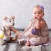 The RuBy Dress Vintage Inspired Hand Dyed Antique BaBy/Toddler  Girls One Of a Kind ShaBby ChiC Dress