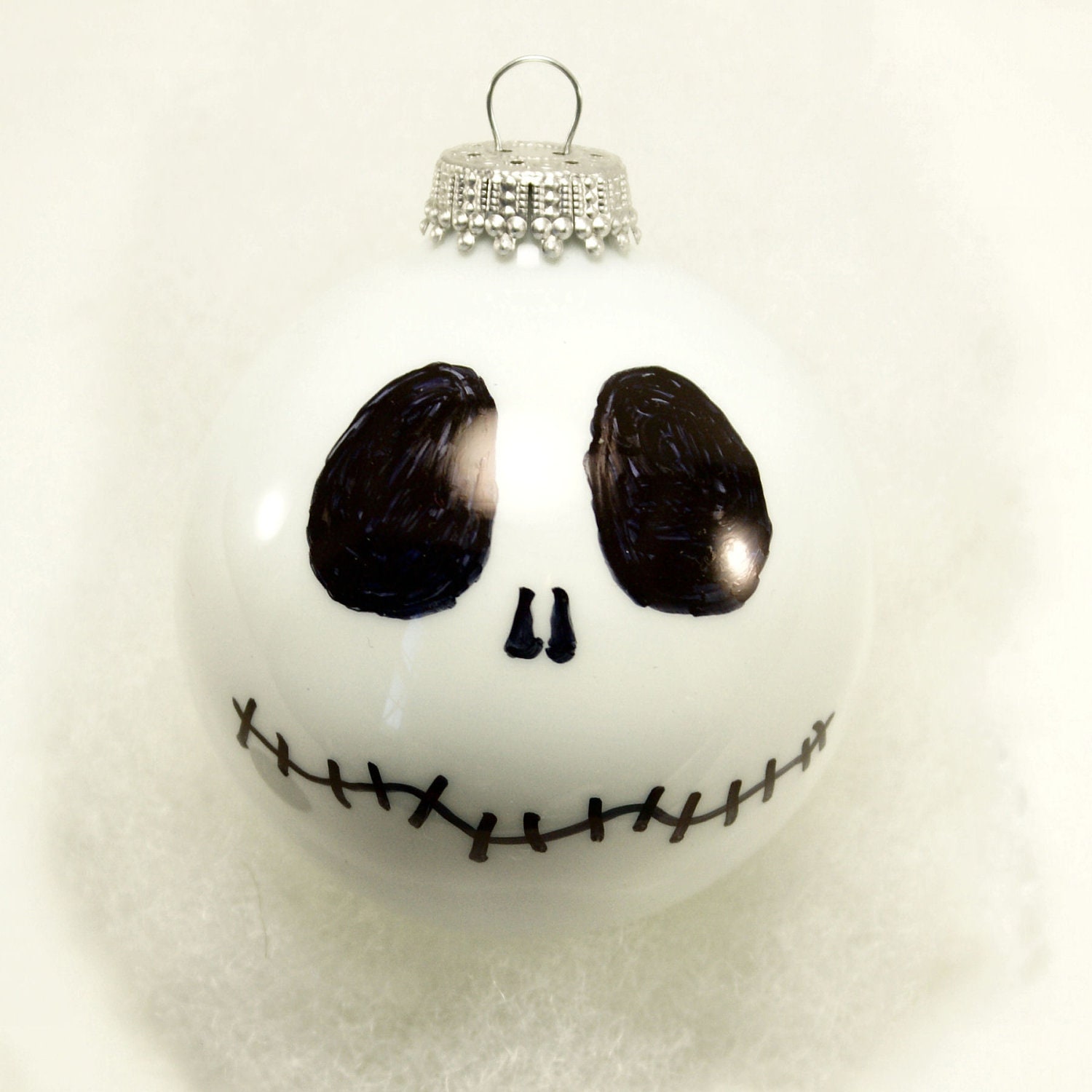 The Nightmare Before Christmas Ornament Hand Painted Glass Ornament CO 8F