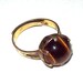 835 Silver Ring Tigers Eye Adjustable Size 6.5
