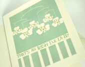 PACK OF 5  Happy BIRTHday - Irish Lullaby Modern Irish Trad Card