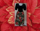 Champagne Wishes And Caviar Dreams - black velvet- Therese dress -1980s