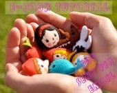 PDF Fairy tales felt mascots brooches tutorial e-book DIY