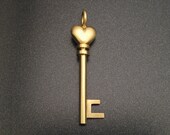 18K Gold Alice in Wonderland Key
