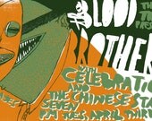 Blood Brothers Gigposter Hand Screenprinted