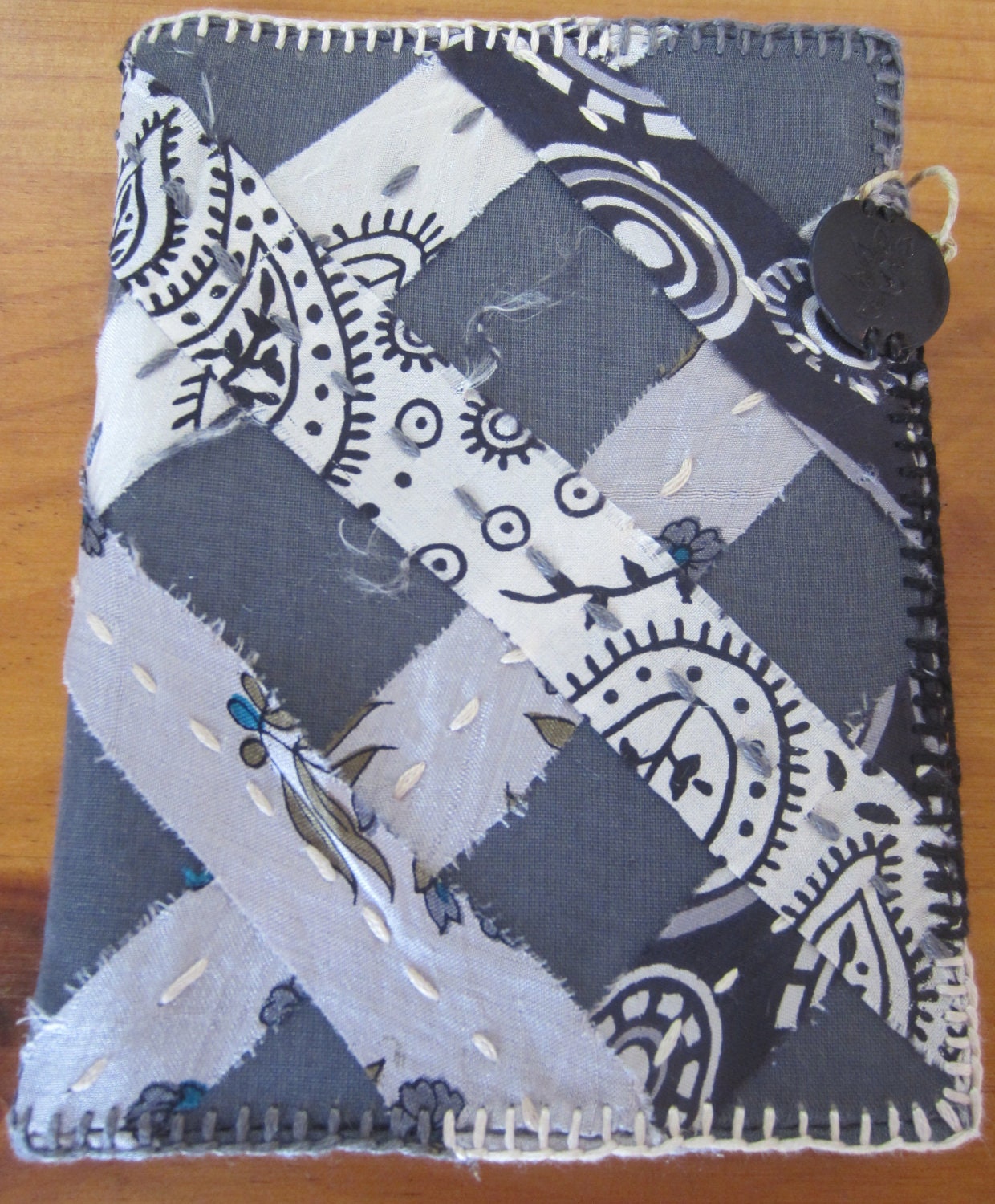 Handmade Recycled Cloth Journal
