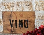 VINO wine sign, Wine Bar Decor, Wine Gift