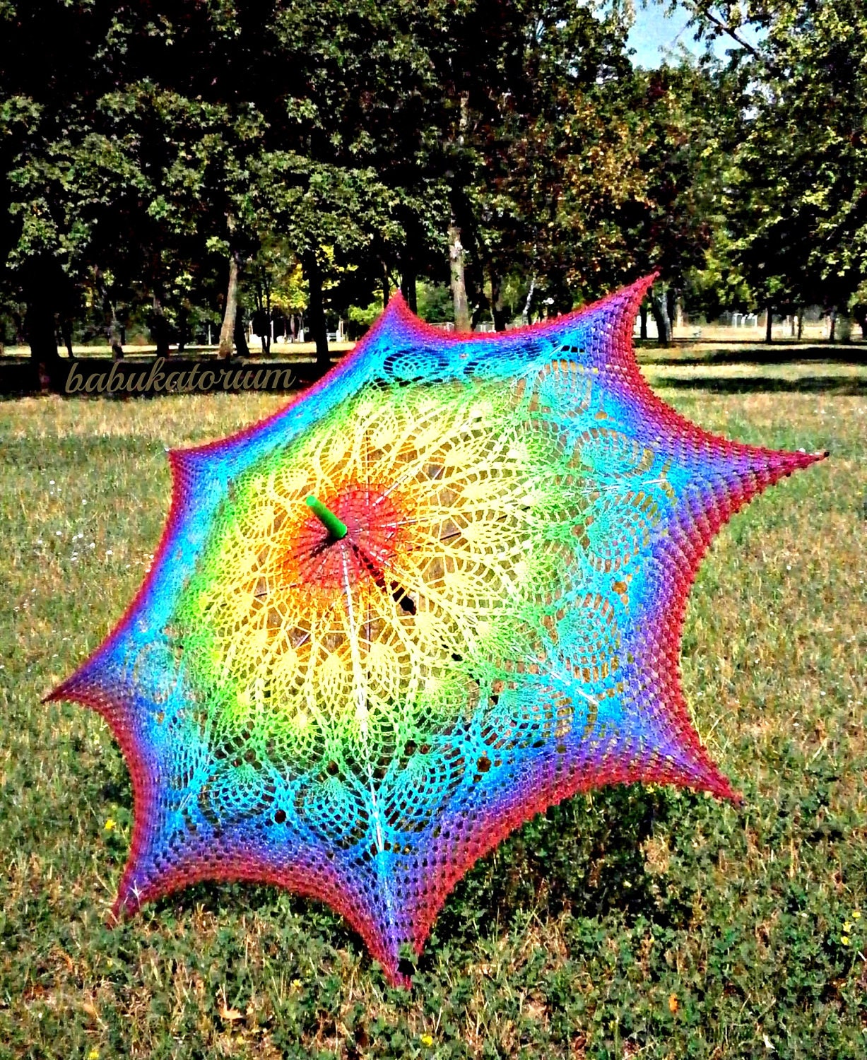 Pineapple Lace Parasol