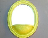 Vintage SYROCO Mirror . . . Daffadils in Bloom . . . Spring Yellow