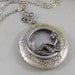 Siren's Call,Locket,Mermaid, Mermaid Locket,Antique Locket,Silver Locket,Goddess,Ocean Locket,Handmade jewelry by valleygirldesigns