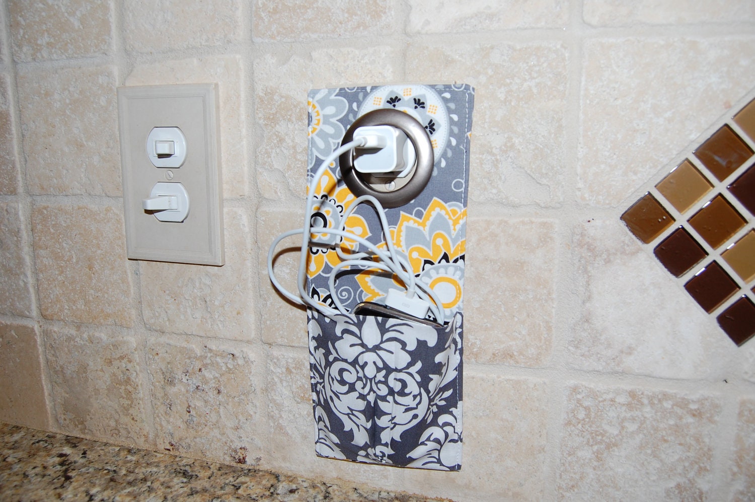 Cell Phone Holder Wall Socket Charging Holder IPhone