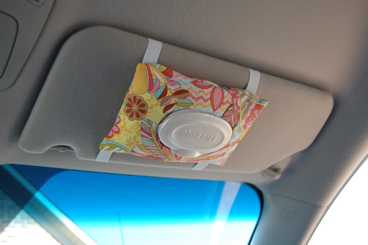 Car Visor Wipes Case - Travel Wipes Holder