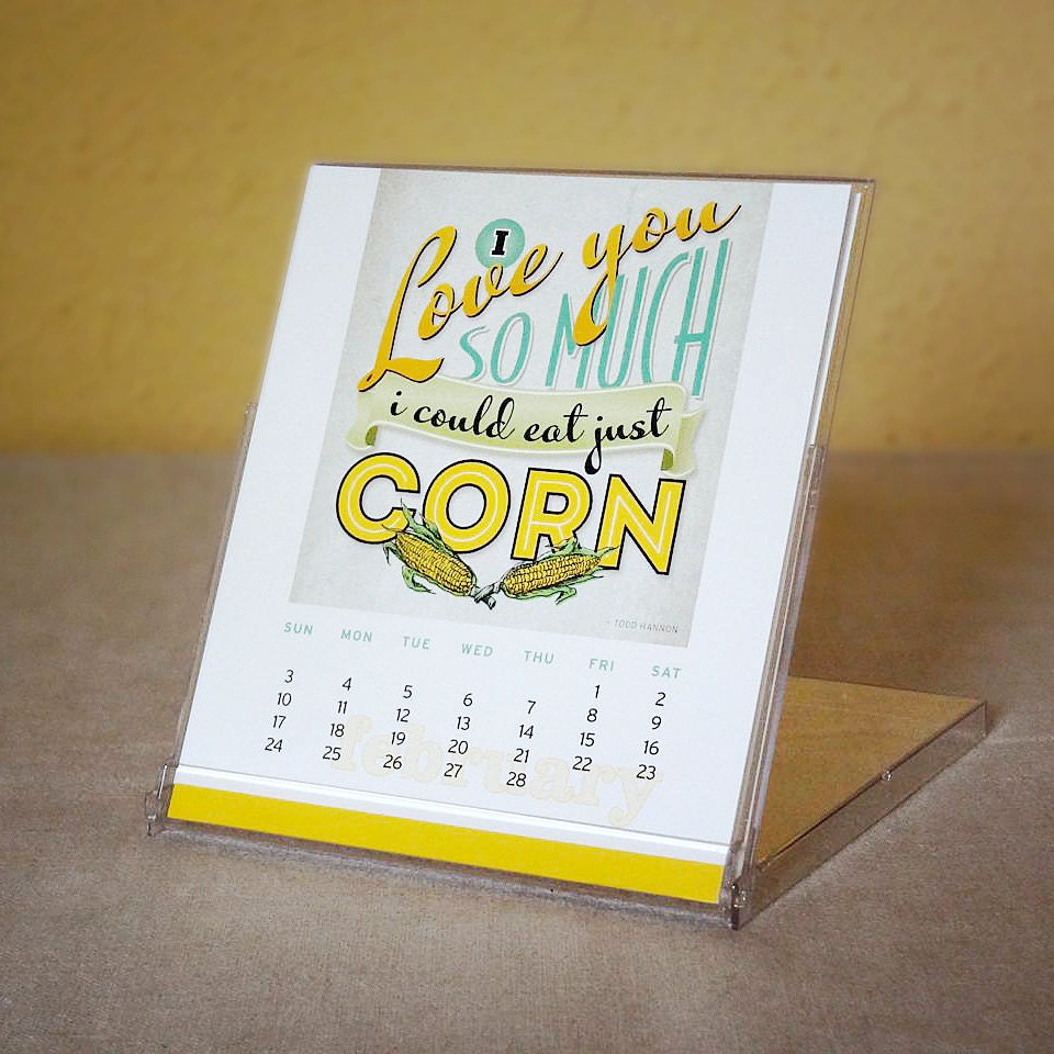 ON SALE 2013 CD case desk calendar with inspirational quotes