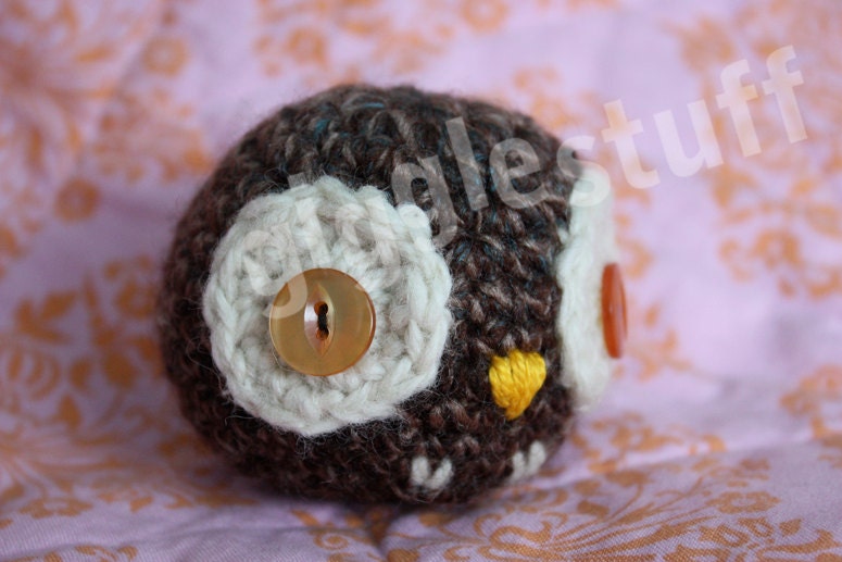 Cute One of a Kind Owl Amigurumi Doll