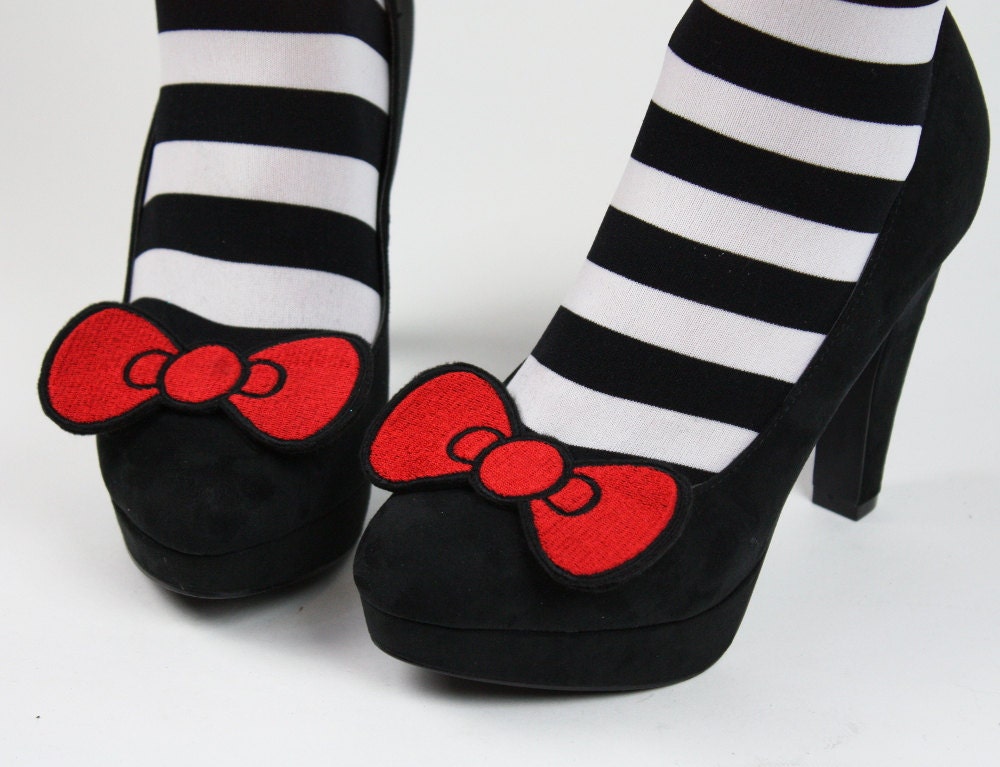 Bow Shoe Clips, Cute Bow