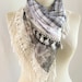 NEW...Fabric-Tulle  Tringle Scarf ..authentic, romantic, elegant, fashion