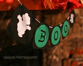 BOO Halloween Garland Halloween Banner Halloween Decorations Halloween Decor Halloween Photobooth Prop Photo Booth Prop Autumn Fall Pumpkin
