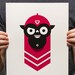 Griffin 11 x 14 Screenprint