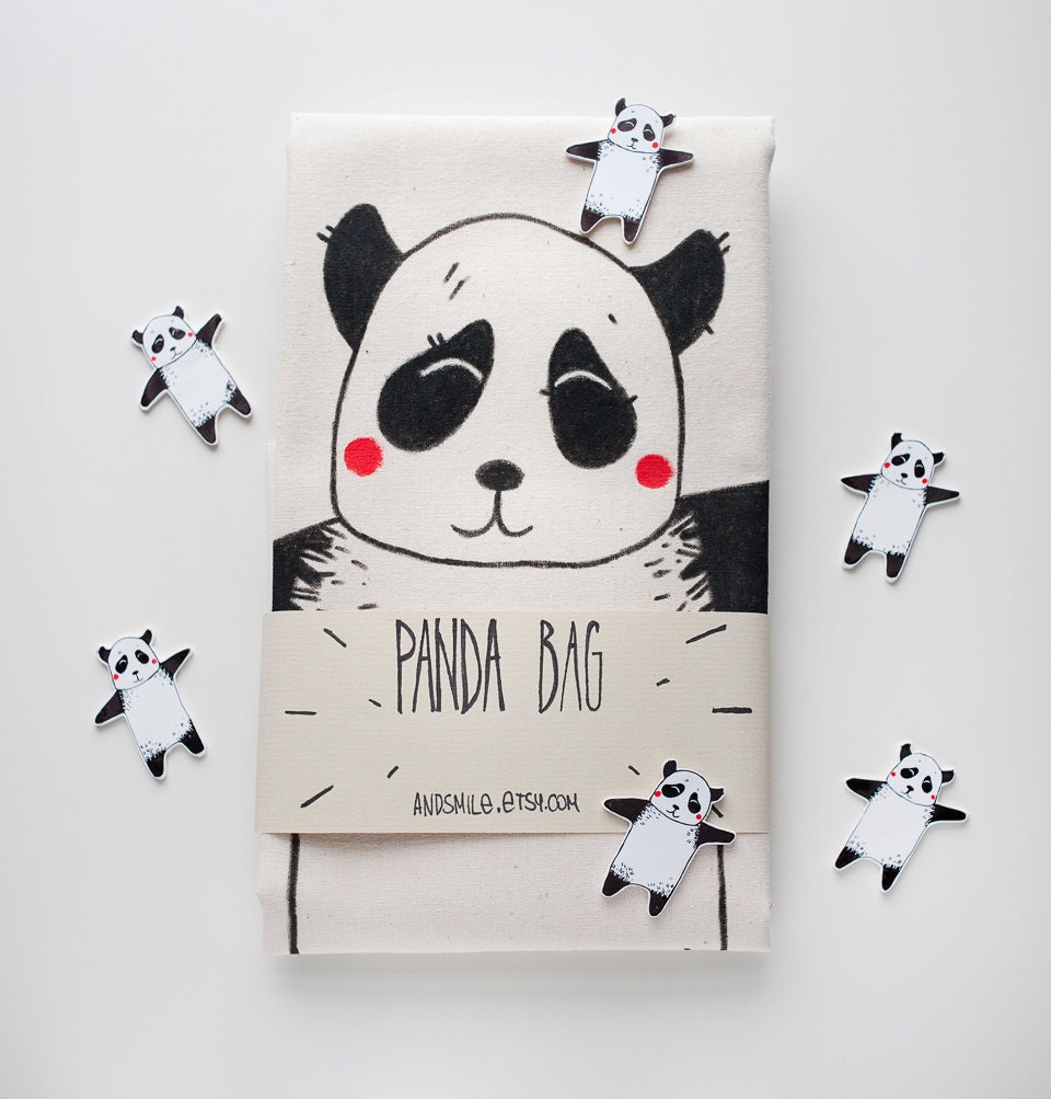 Panda Tote Bag