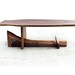 Live Edge Walnut Cantilever Table