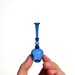 Miniature Bottle in Blue, Hand Blown Glass