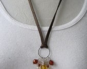 Gemstone Tassle Necklace