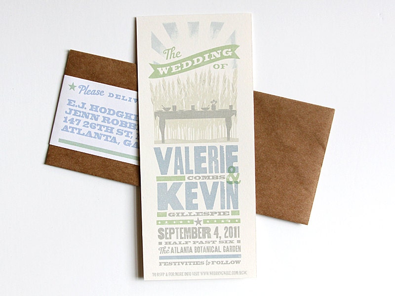 Custom (From Scratch) Wedding Invitation Design