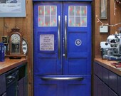 Police Box Refrigerator Kit - Custom made to your fridge