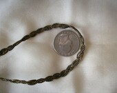 1 yard of 1/4 inch antique metal trim cord, more avail.