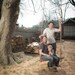 Tree Swing Made of reclaimed wood