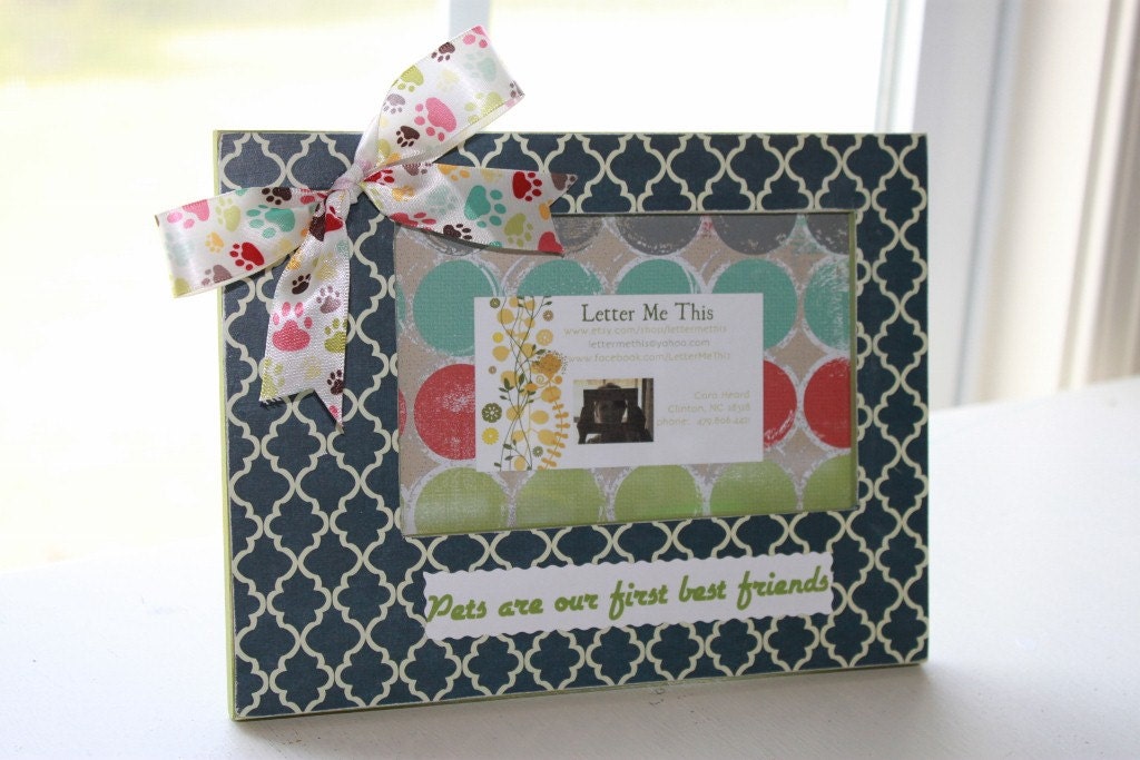 Custom Patterned frame, you choose color and pattern
