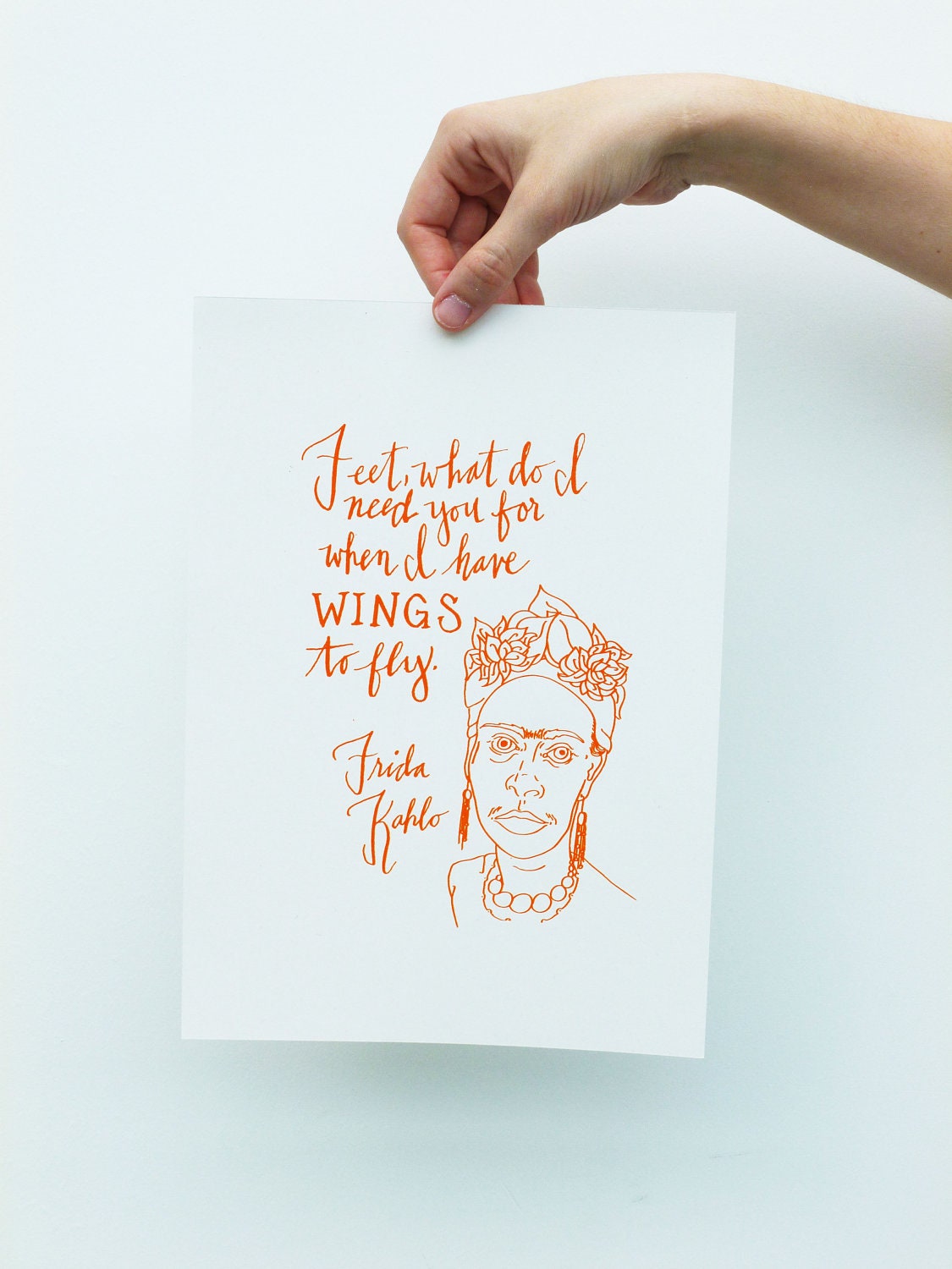 Frida Kahlo Quote Limited Edition Screen Print
