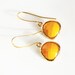 25% Off Earring Sale - Mustard Earrings - Simple, Cute Earrings, Dainty Gold Earrings - Gold Earrings, Love, Cute