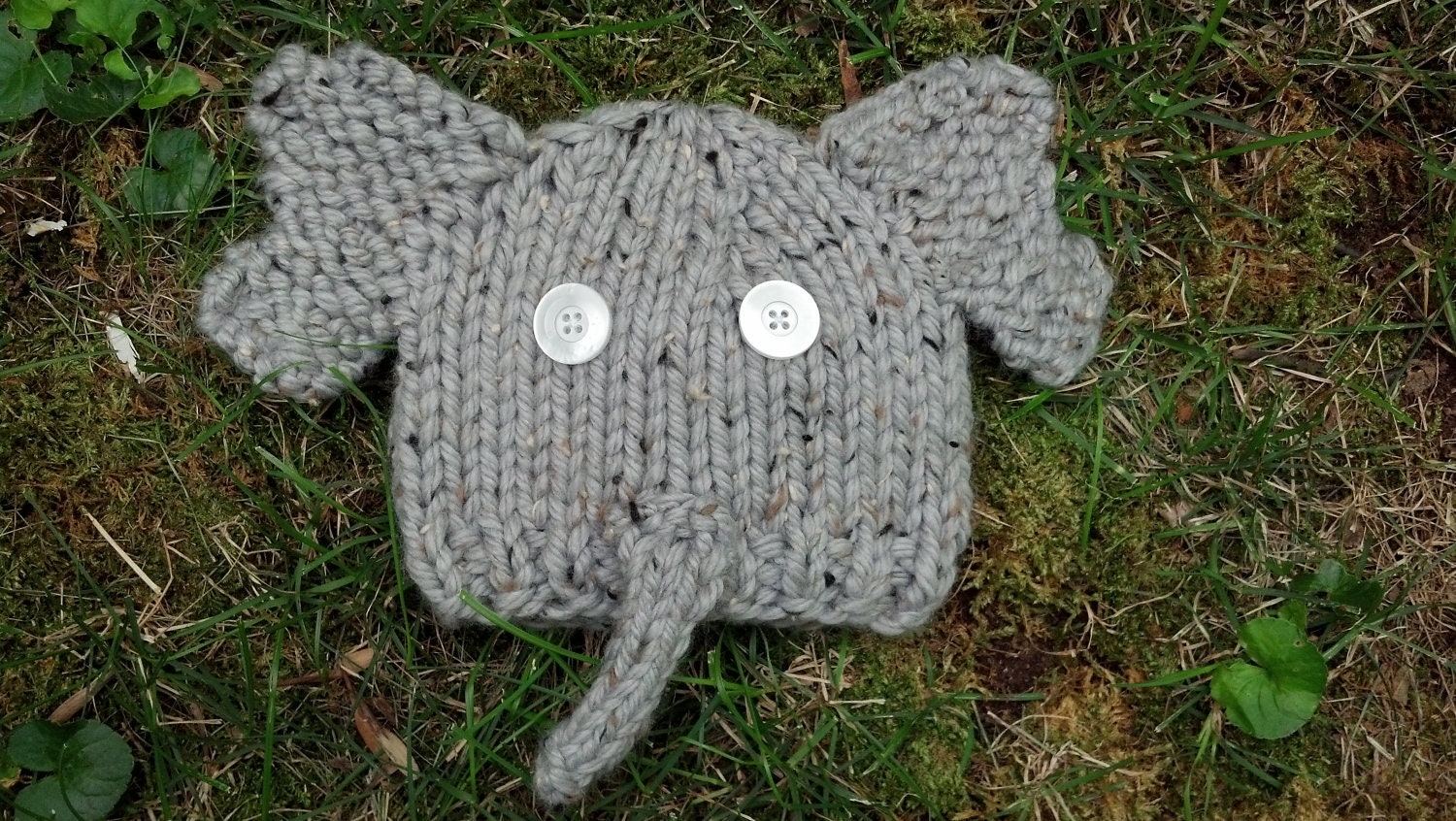 Elephant Hat Knitting Pattern Baby Through Adult
