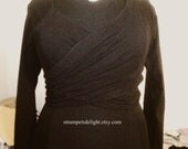 Your Size Wrap Style Long sleeve Cotton Lycra Infinity Wrap top or Choli