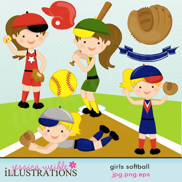 Softball Batter Clipart