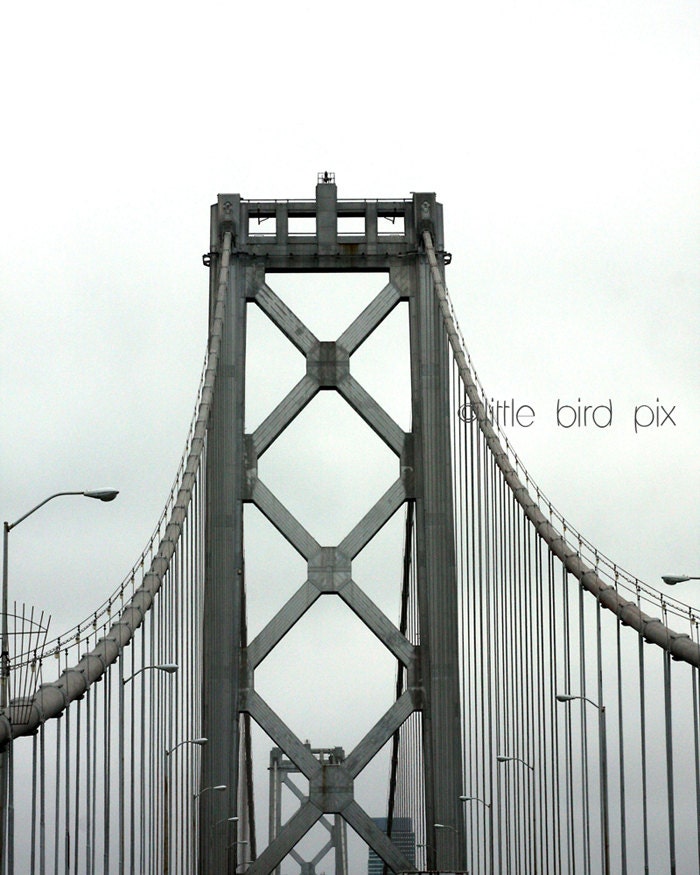 Bay Bridge - San Francisco California - 8 x 10 Fine Art Print
