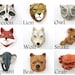 Best Friend Rings - Matching Rings Woodland Animals Set of Three
