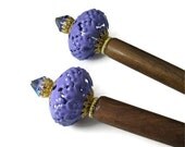 Hairsticks, Hair Chopsticks, Accessories For Long Hair, Purple Lavender