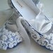 DELFT BLUE Bridal Shoes, Wedding Ballet Flats, Something Blue, Bobka Shoes, Custom Made by Bobka Baby