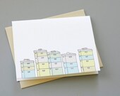 Bee Hives Notecard