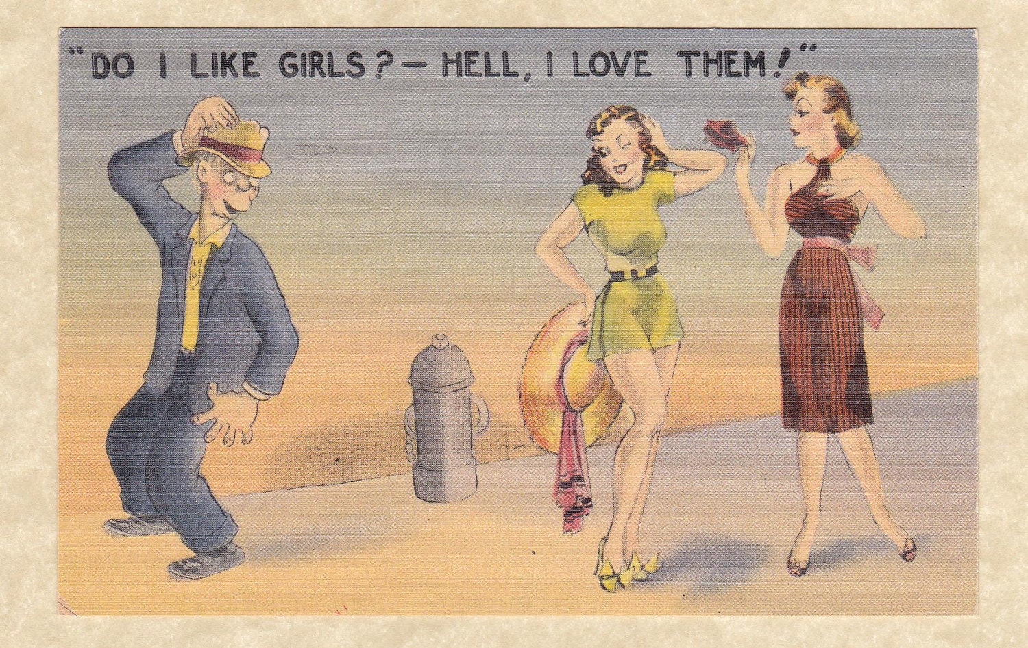 Vintage Linen Postcards 117