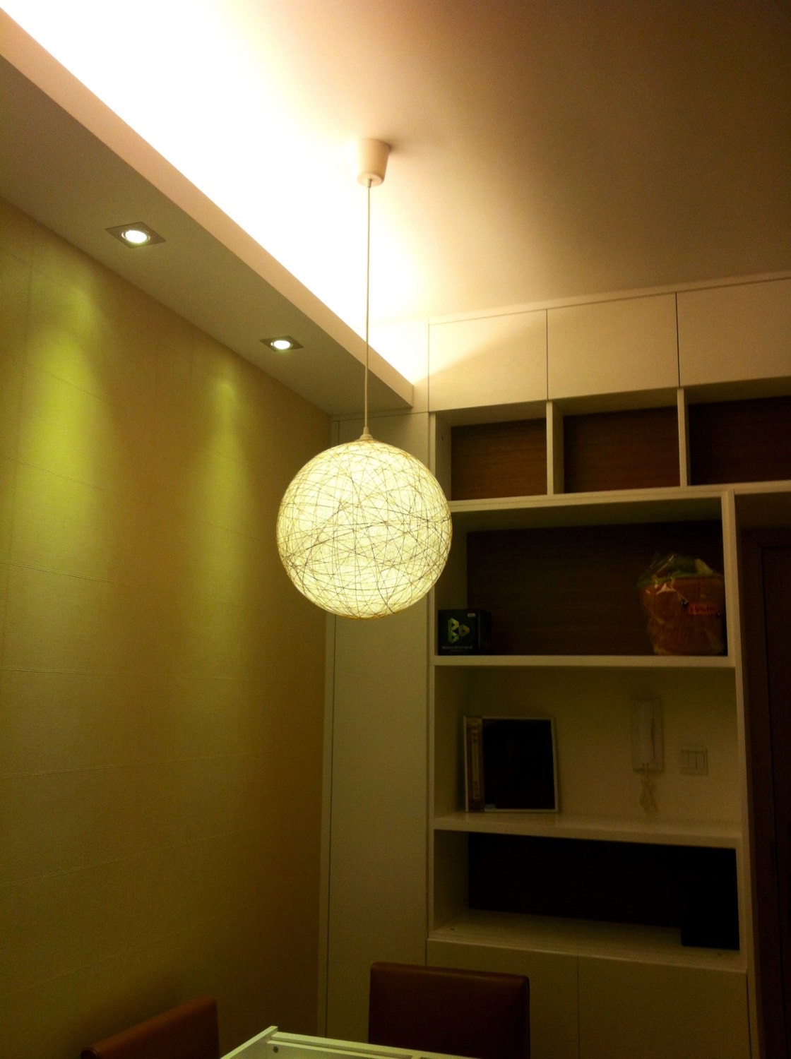 Handmade lamp, lighting, pendant light, hanging lamp, lamp shade, interior accent Winter Star II by FiligreeCreations on Etsy