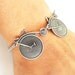 Steampunk Retro Bicycle Bracelet- Sterling Silver Finish- Bike Bracelet