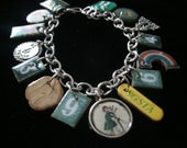 vintage girl scout charm bracelet