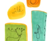 wild. colorful print. rachel awes.