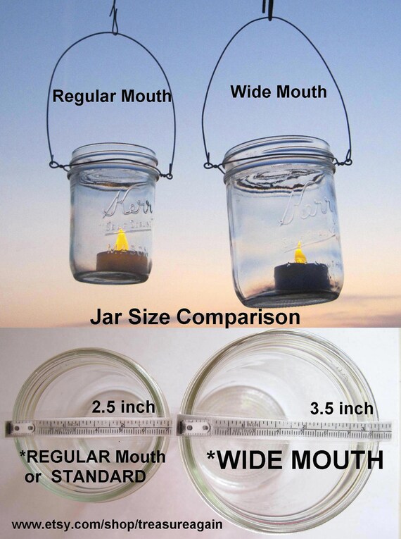 DIY Wedding Mason Jars Lanterns Hangers 6 DIY Outdoor Party Hanging Candle Kits, Luminaries by TreasureAgain, Handmade Hangers Only-No Jars