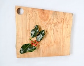 Wild Natural Edge Maple Serving Board 783, Ready to Ship