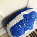 Plush Elephant Pillow. Woodblock Printed.Choose ANY Color. Made to order.