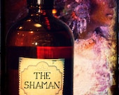 THE SHAMAN-Hand Blended Artisan Oil-1ML Sample Vial-(primary notes: white sage,  patchouli, marjoram, juniper berries wood smoke, cedar)